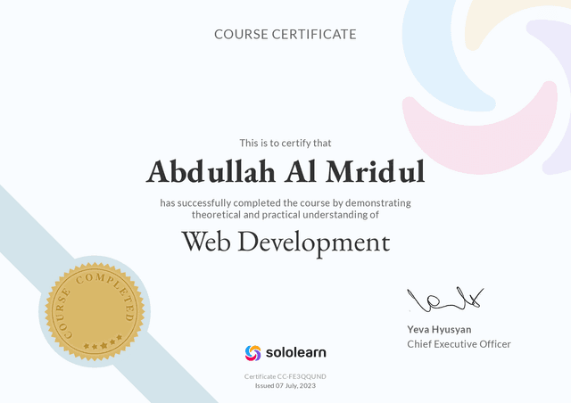 Web Development Course by Sololearn